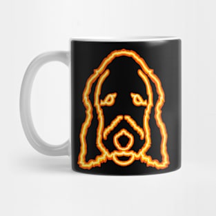 Neon Bedlington Terrier Mug